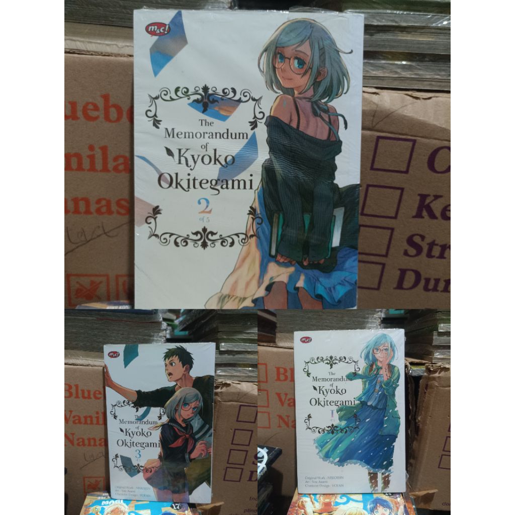 komik the memorandum of Kyoko okitegami 1,2,3 segel / komik the memorandum of Kyoko okitegami vol 1,