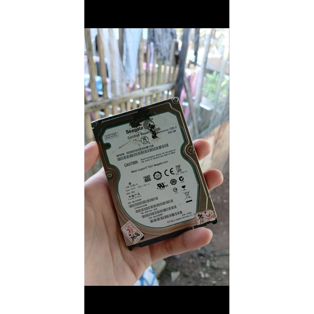 Hardisk seagate kapasitas 500gb bekas