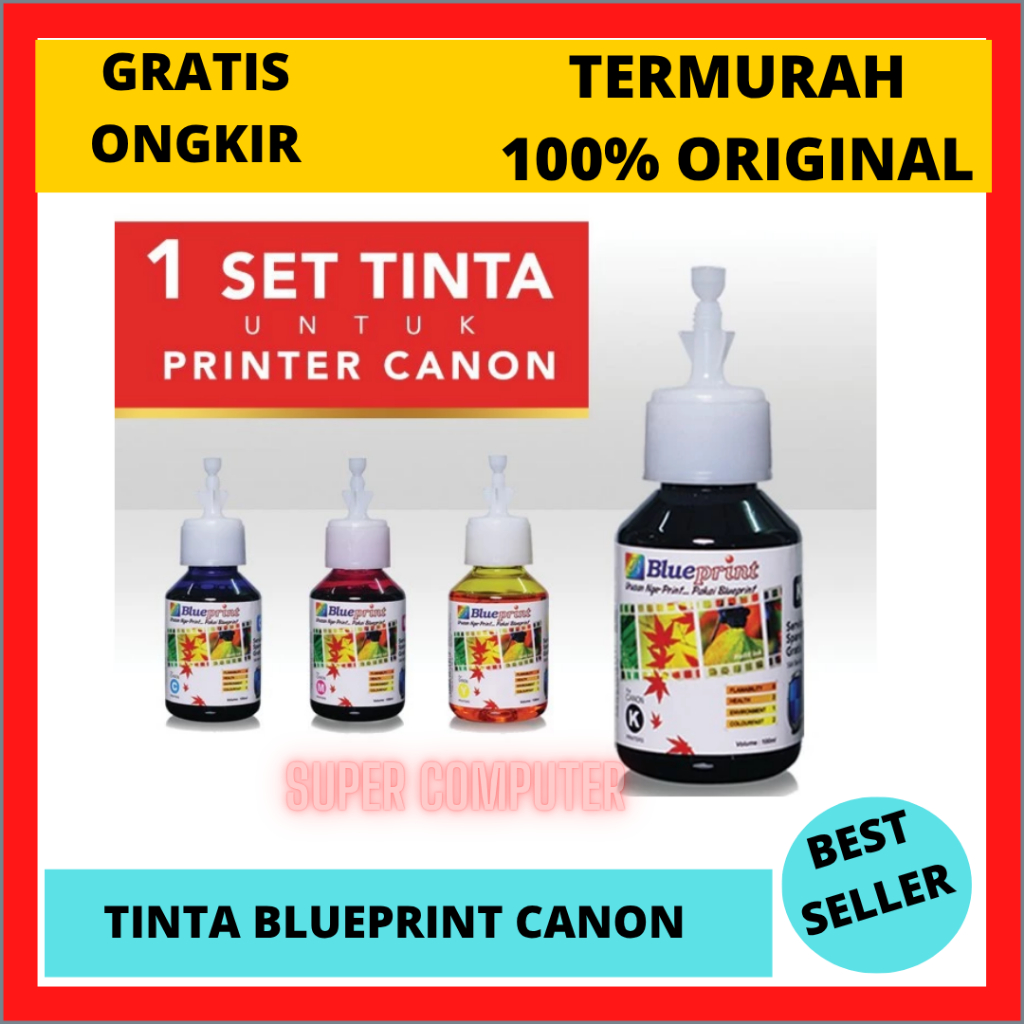 TINTA CANON 100ML BLUEPRINT TINTA REFIL PRINTER CANON