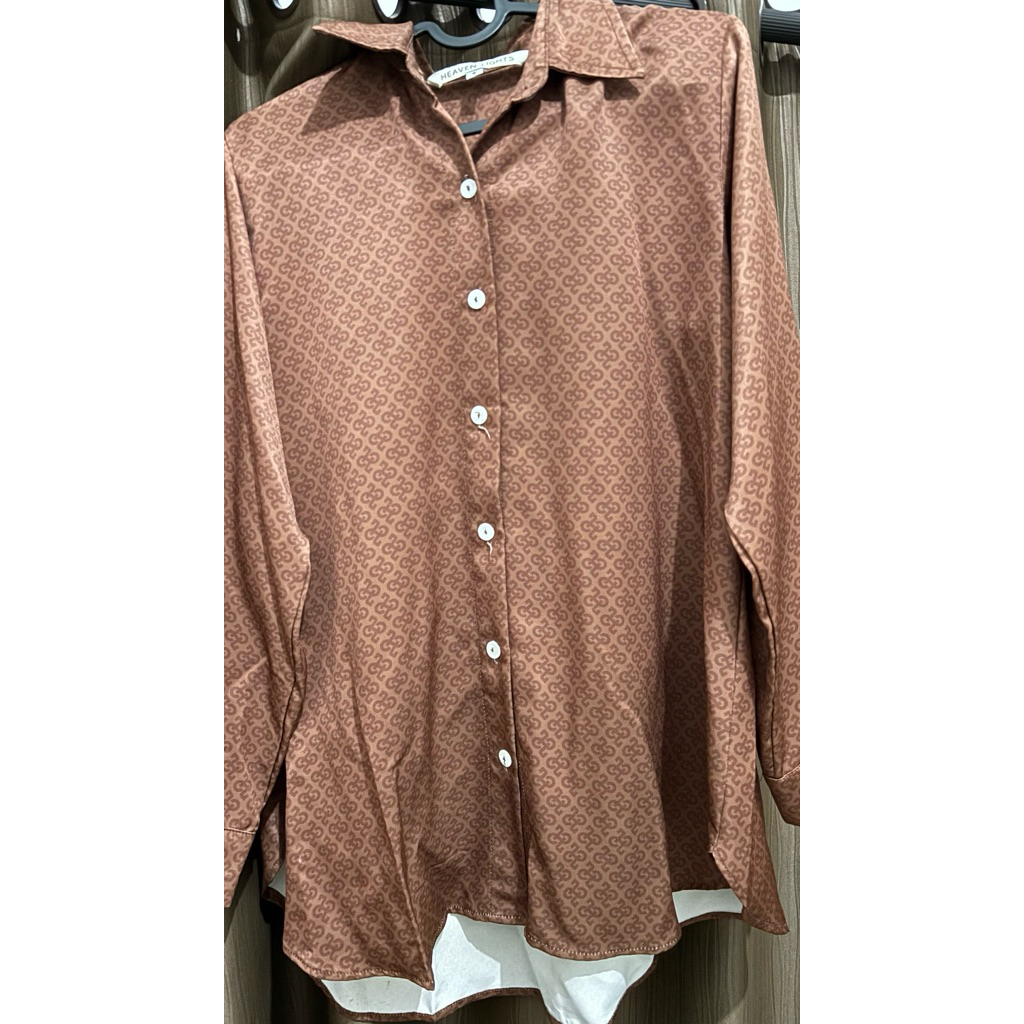 Heavenlighst Blouse Monogram Brown