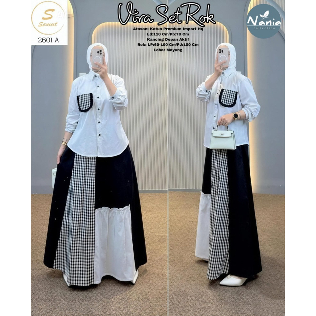 Vira Set Rok Premium Ori by Semut / Nania