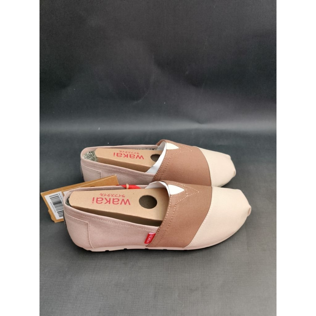 Sepatu Casual Pria Wanita Wakai Core Kanvas Slip On Original Full Tag