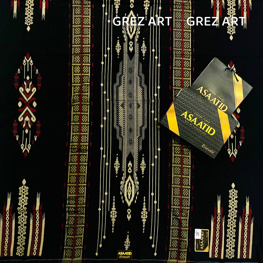 SARUNG ASSATID EMERALD GOLD Bisa Seragam