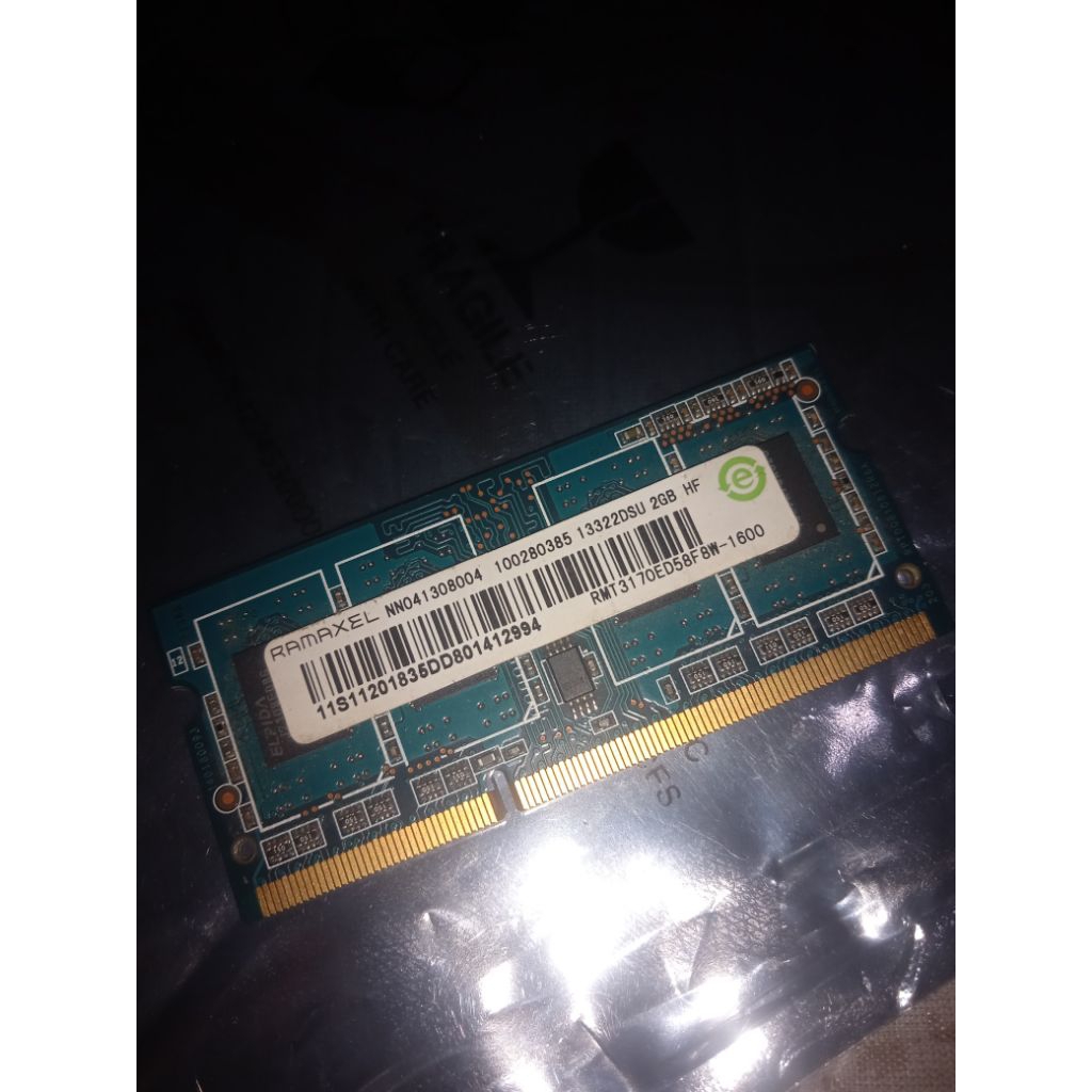 ram laptop ddr3 2gb elpida/ramaxel