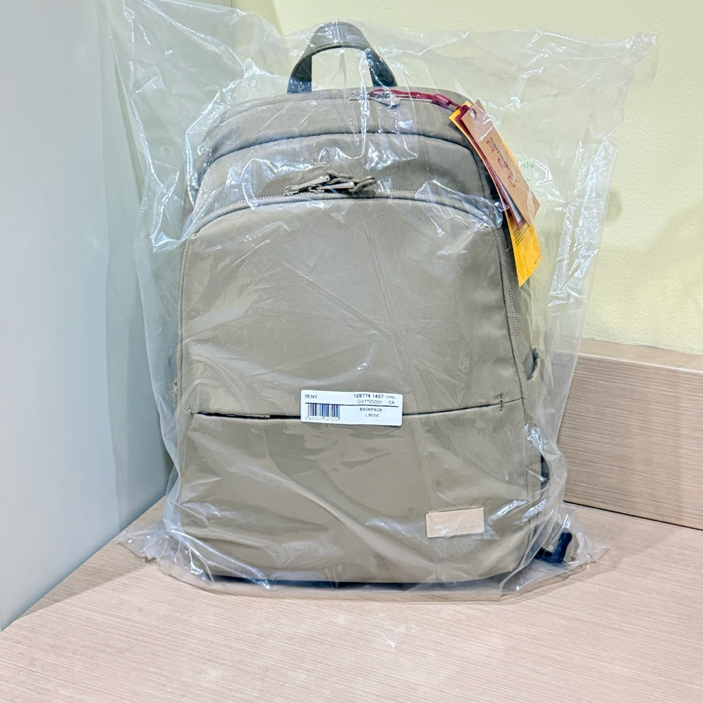 Samsonite Red Reny Backpack - Light Beige / Tas backpack Wanita / Original
