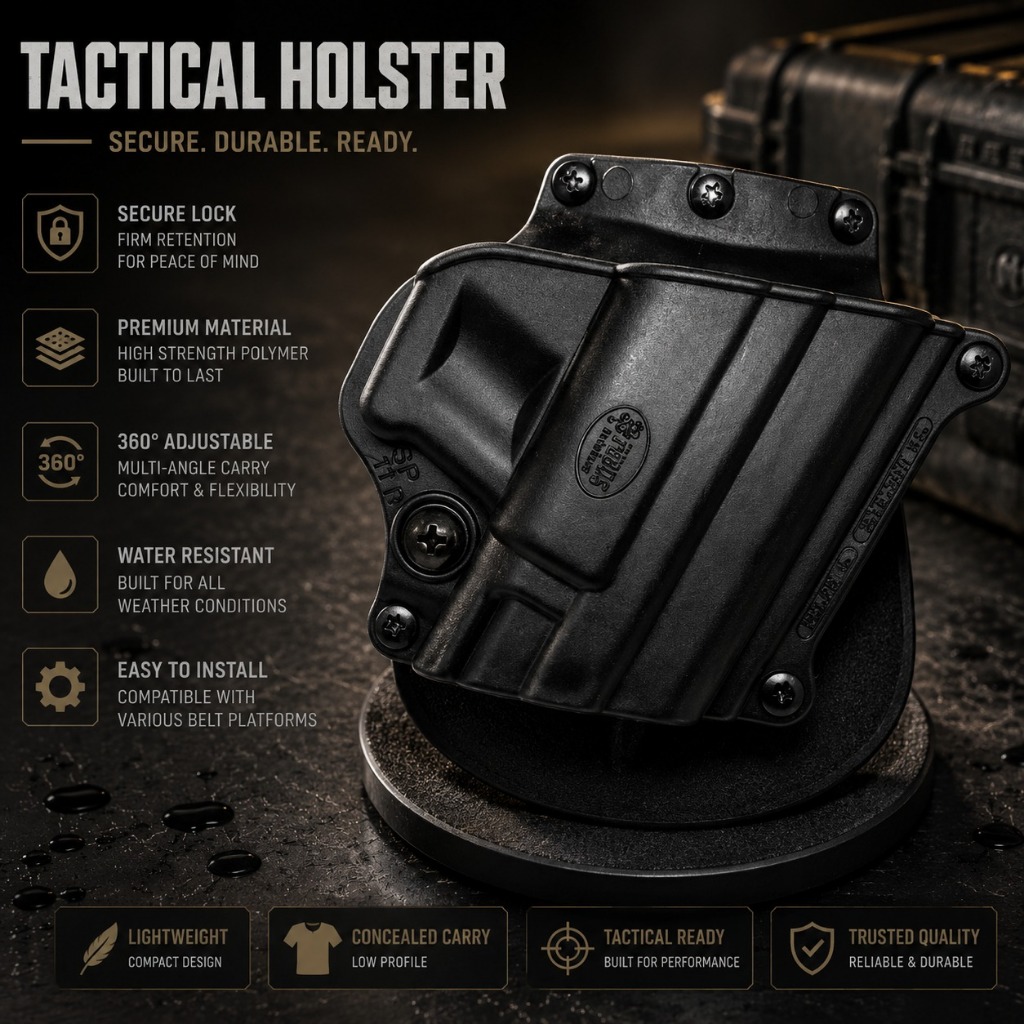 Holster sarung pistol pinggang universal HS9 Glok 17 19 26 G2 combat