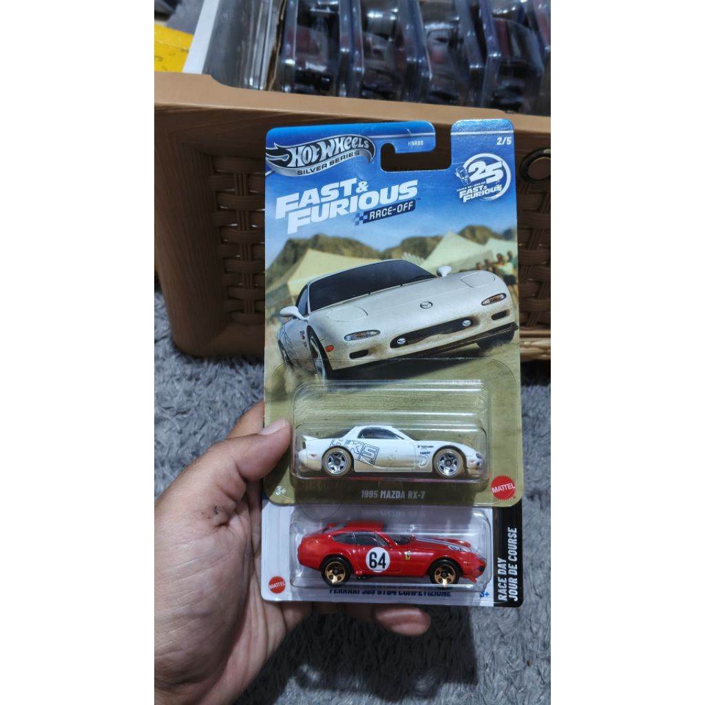 Paket 2 mobil 95 mazda rx7 dan ferrari 365 gtb competizione