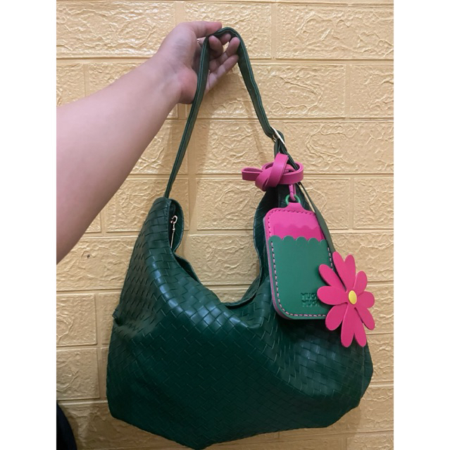 TAS ANYAM HIJAU BOTOL