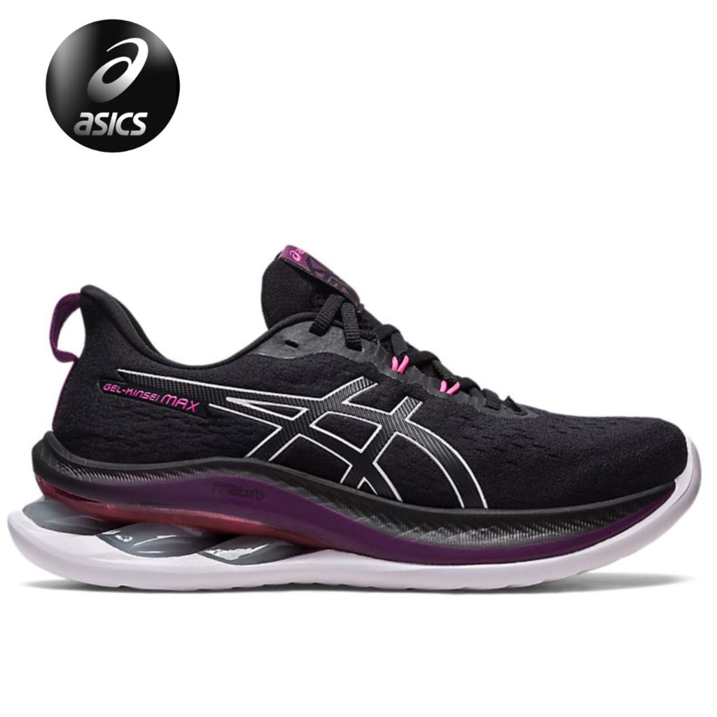 Sepatu lari wanita ASICS Gel-Kinsei Max  Black/Bold Magenta