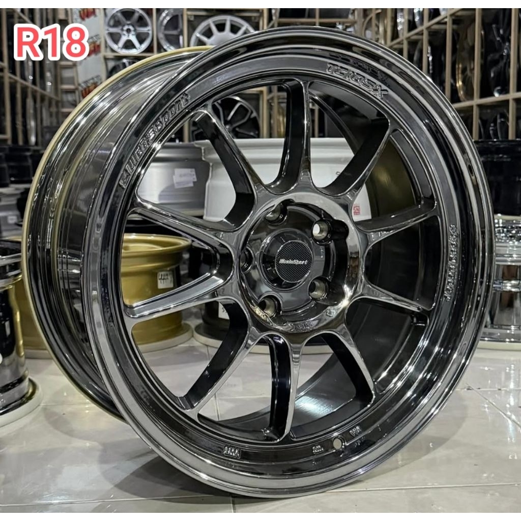 Velg TC105 R18 Black Chrome ( INNOVA ERTIGA RUSH TERIOS XPANDER DLL)
