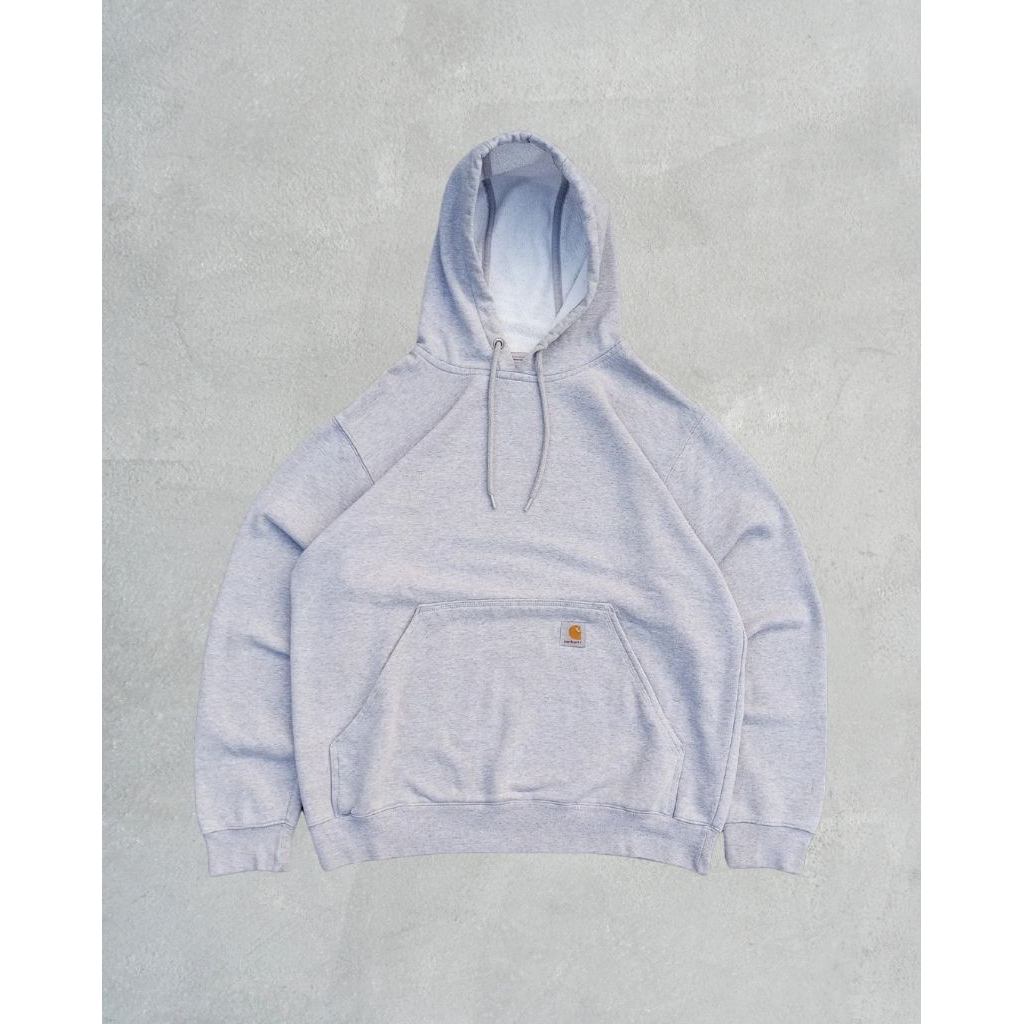 CARHARTT K121 MIDWEIGHT BASIC LOGO HOODIE GREY