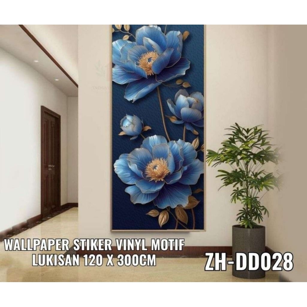 Wallpaper Marmer Vinyl cocok untuk backdrop moulding