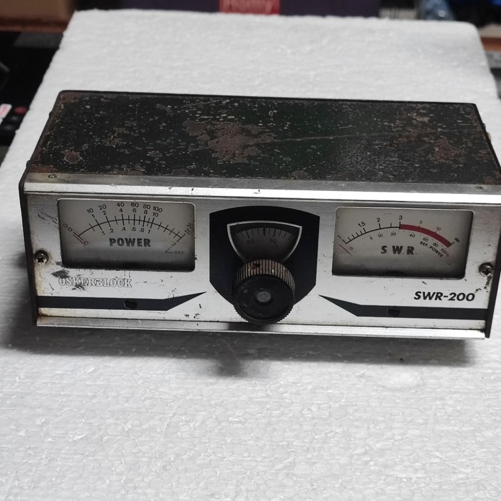 OSKERBLOCK  SWR meter SWR-200 original made in Japan sesuai gbr photo nya