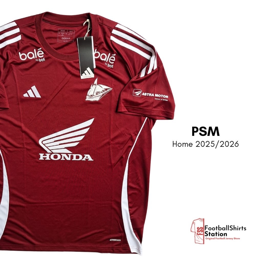 Jersey PSM Makassar Home 2025/2026 Supporter Version Original