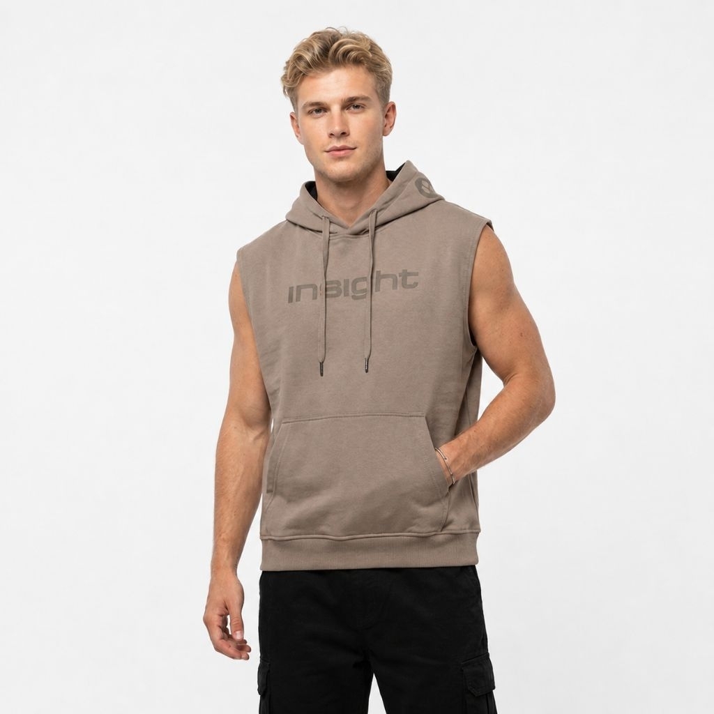 Hoodie Pria Insight Original Muscle Hoodie Army Green
