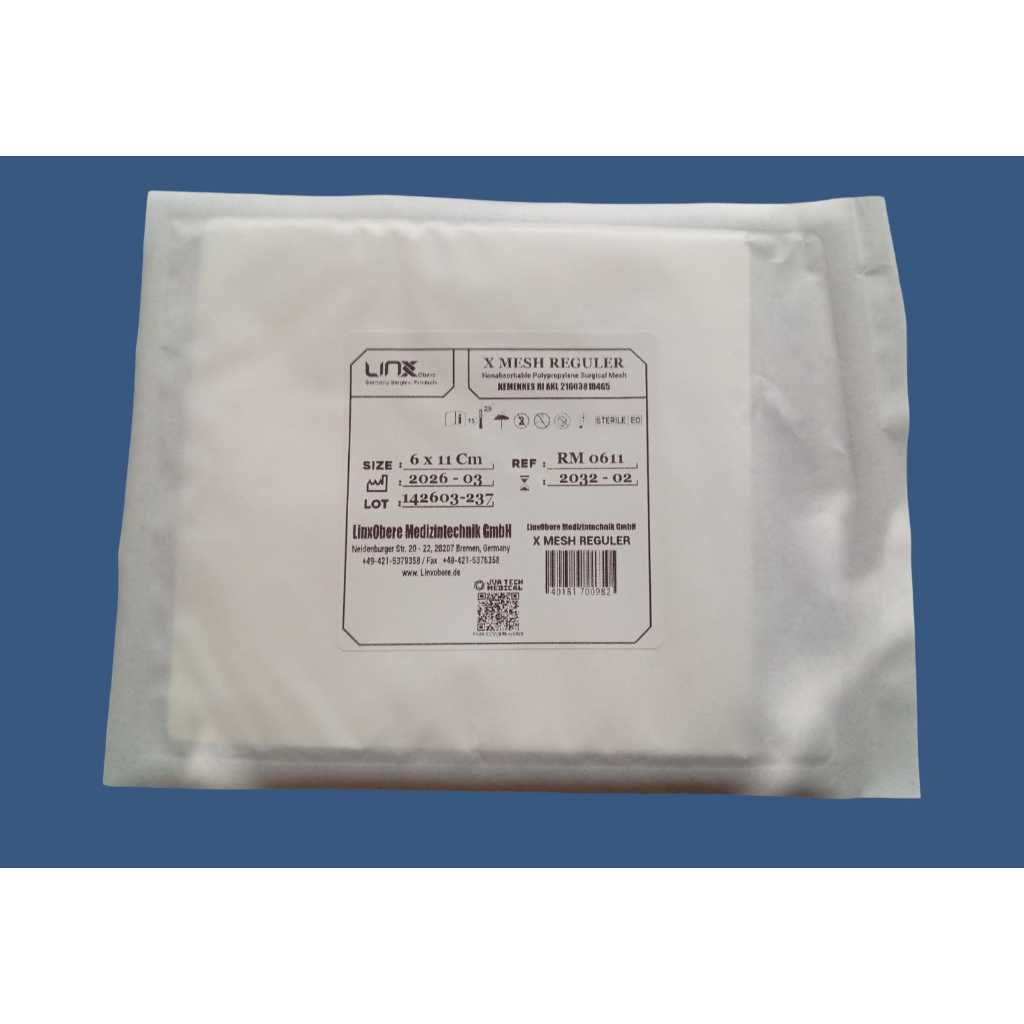 Hernia Mesh  GERMANY uk size 6x11 Linx Mesh
