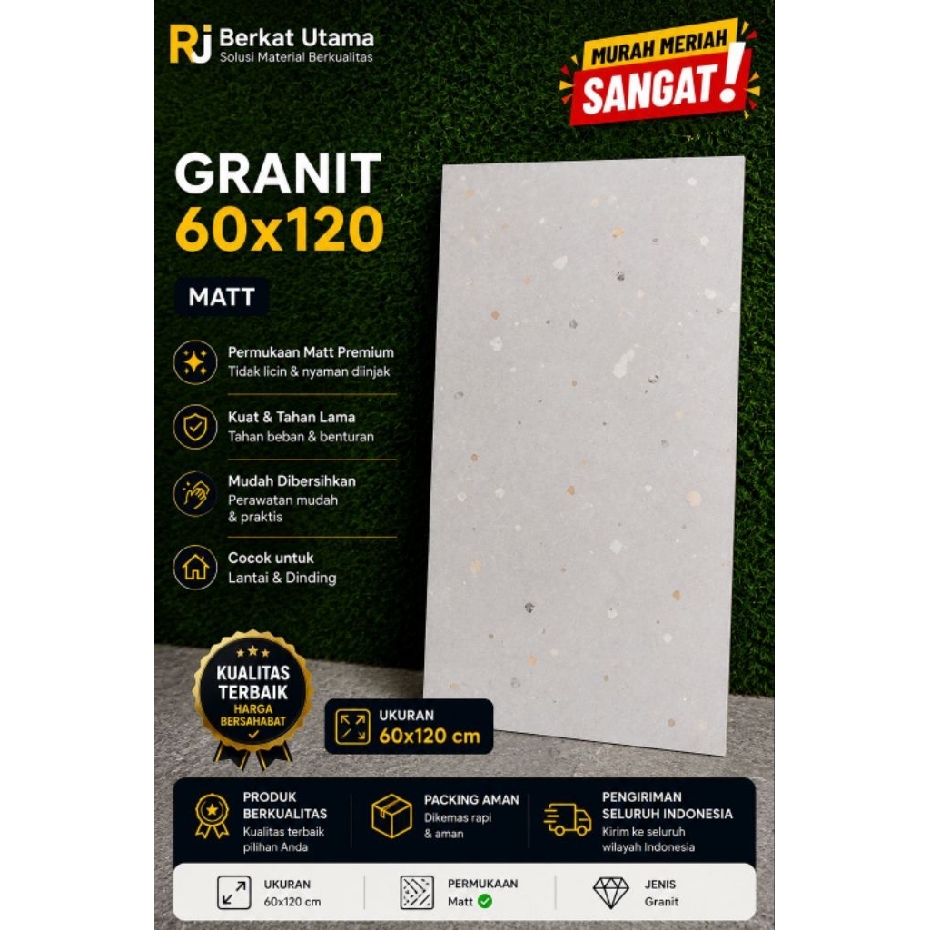 60x120 GRANIT MATT ROMAN PAVIMENTO PERLA