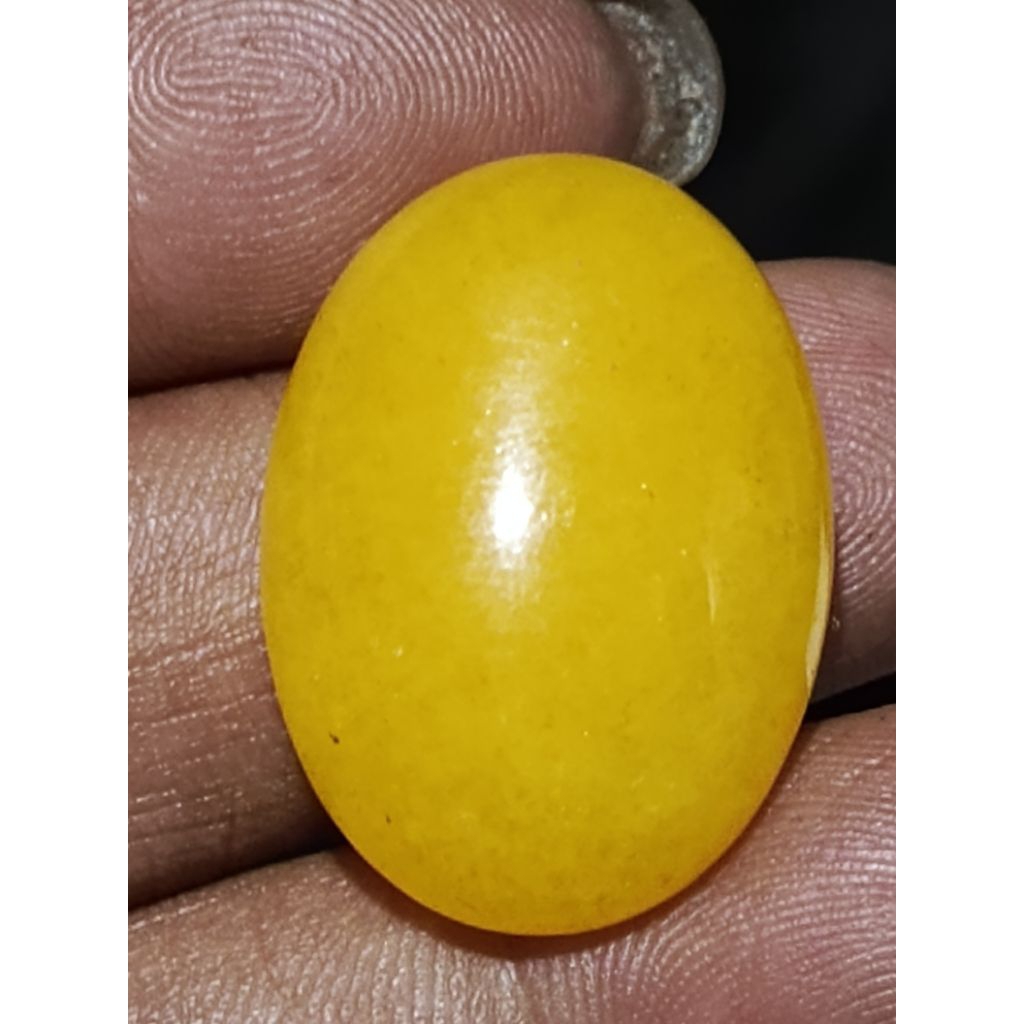 batu asli alam giok kuning mas mulus