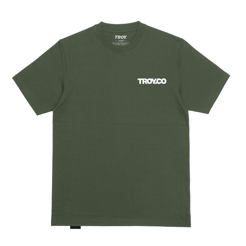 TROY COMPANY Kaos Pria Lengan Pendek - Blur TXT Tshirt MTD 2765