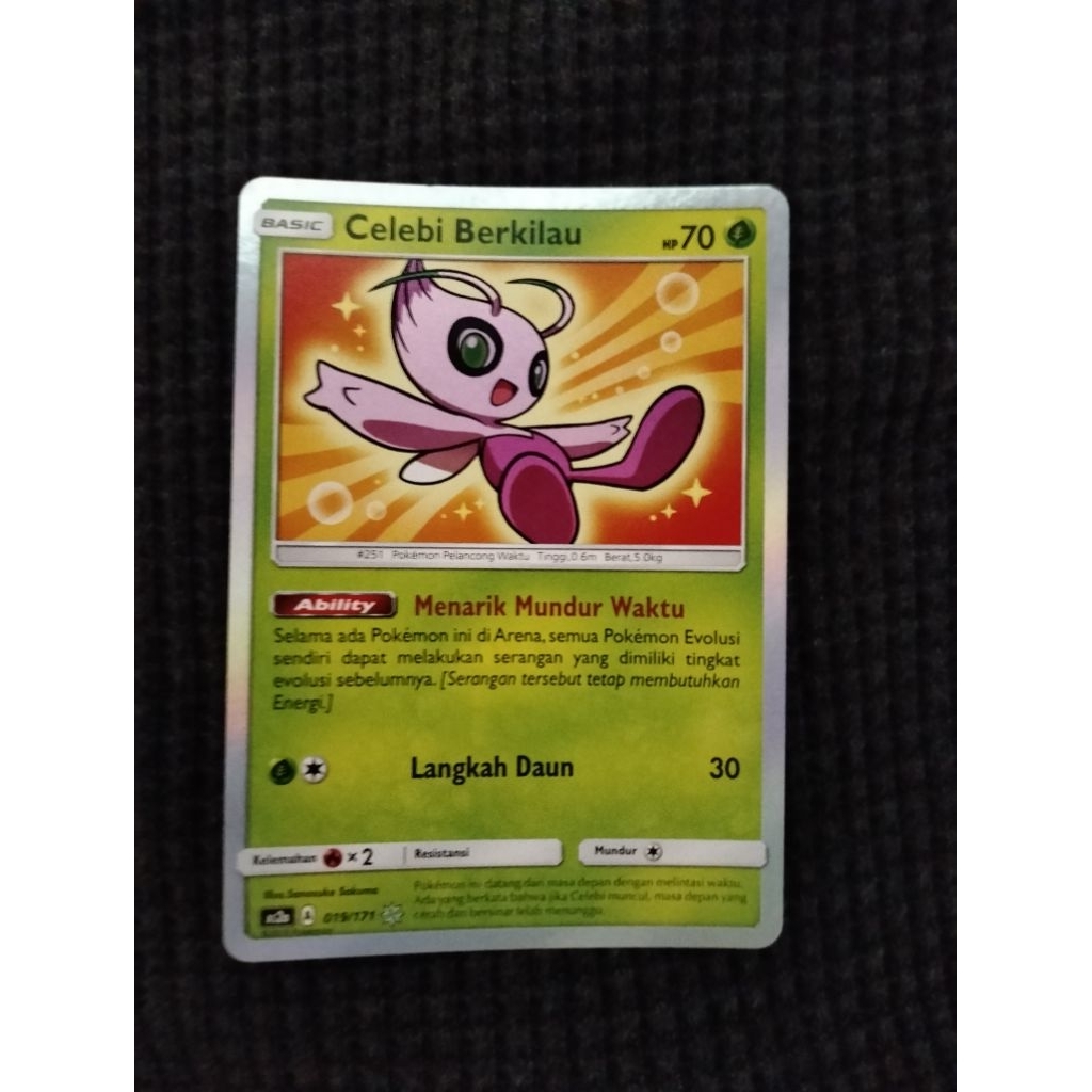 Celebi Berkilau / Shining || TCG POKEMON INDONESIA