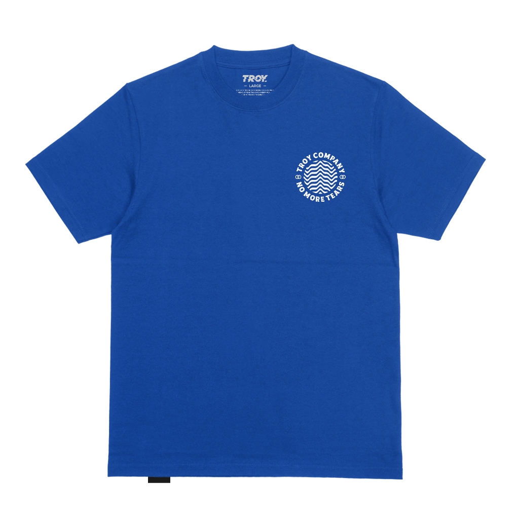 TROY COMPANY Kaos Pria Lengan Pendek - Waves of Calm Tshirt MTD 3369