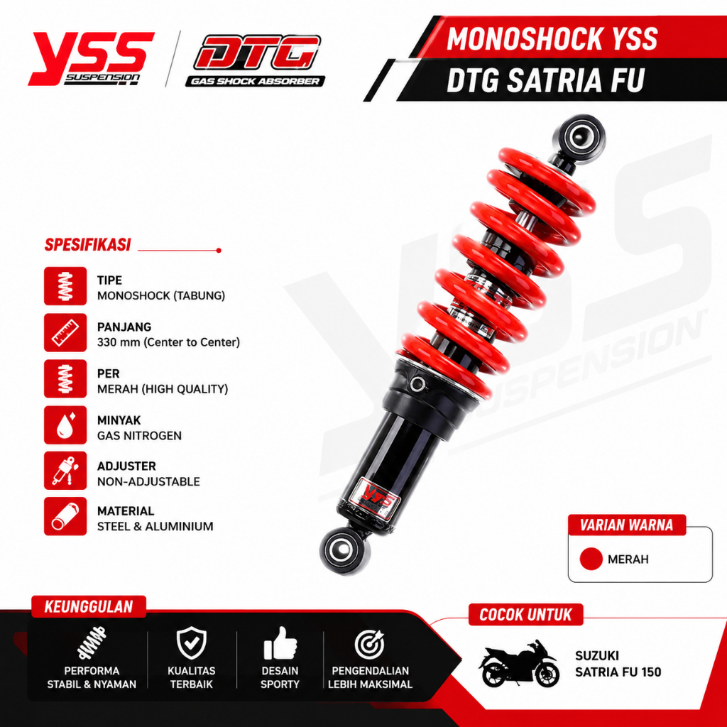 MONOSHOCK YSS DTG SATRIA FU