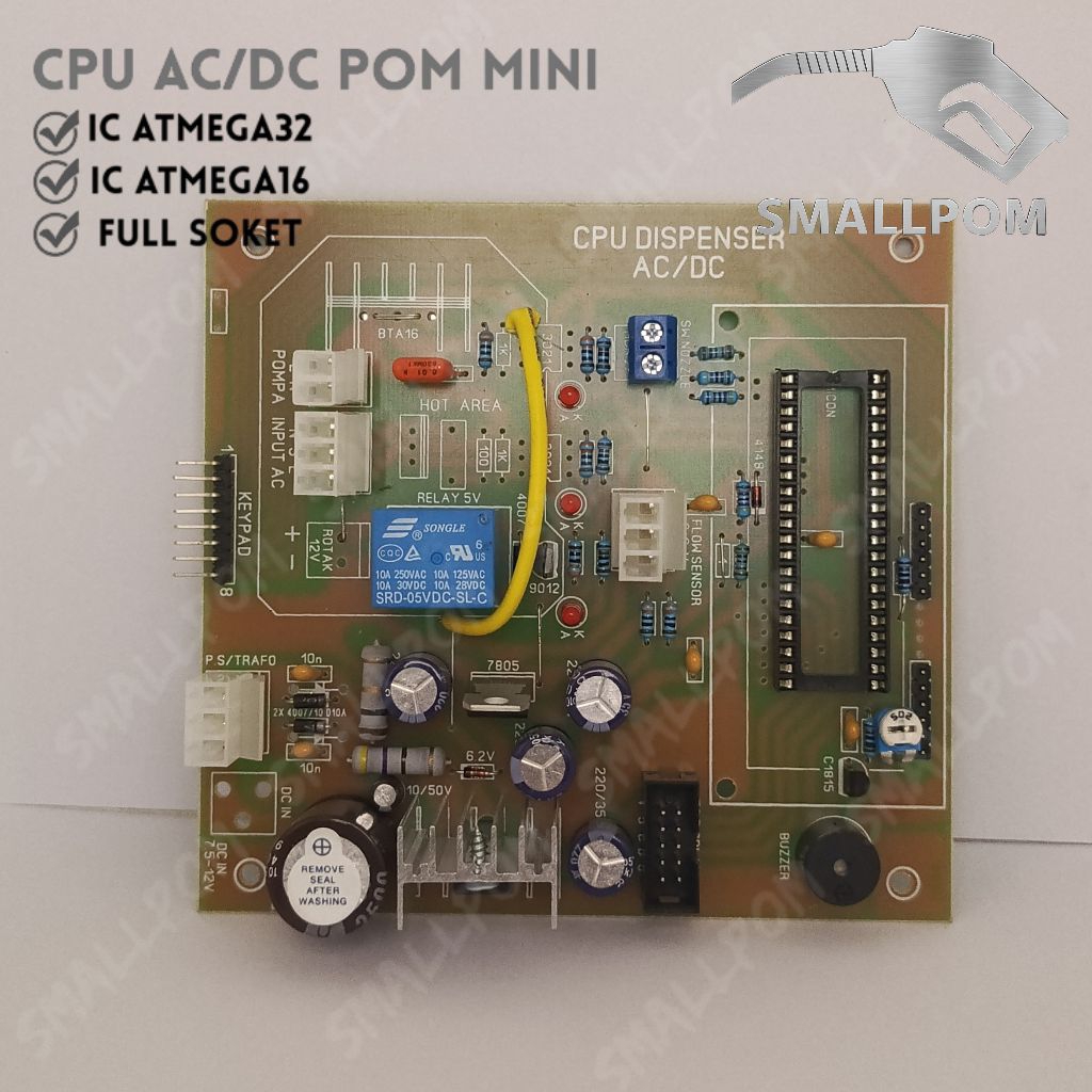 CPU ACDC FULL plus ic atmega pom bensin/CPU ACDC FULL Pom mini/CPU AC/DC Full komponen