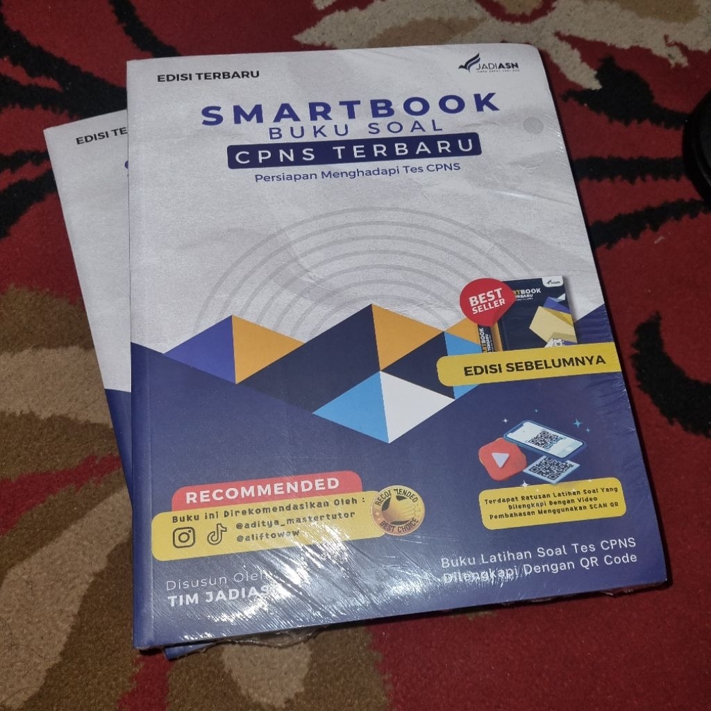 [buku ori] Buku + Bimbel CPNS | Smartbook Buku Soal CPNS 2026 Terbaru | JADIASN