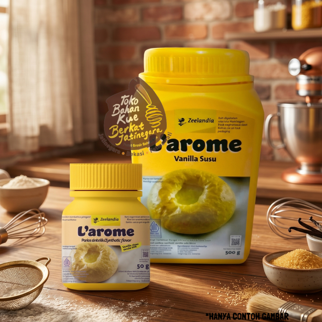 LAROME VANILA SUSU POWDER 40 GR / VANILI/ PERISA MAKANA RASA VANILA/40 GR