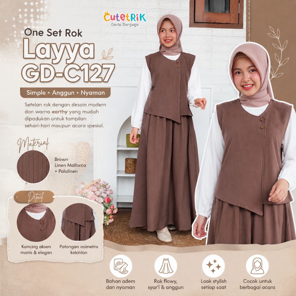 Rumah Gamis Anak /set rok kekinian/One set rok terbaru/Oneset kekinian/One set rok remaja/One set ro