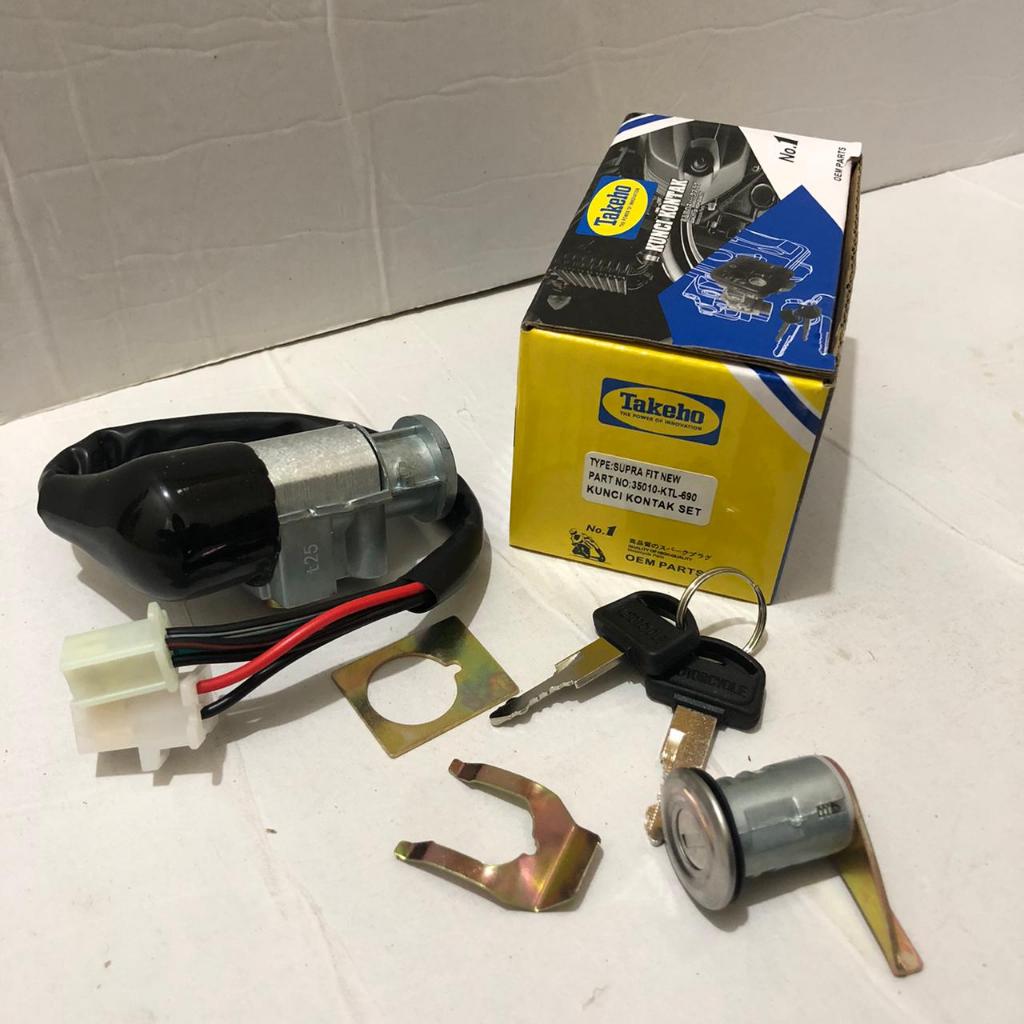 KUNCI KONTAK SET SUPRA FIT NEW (35010-KTL-690) MERK TAKEHO