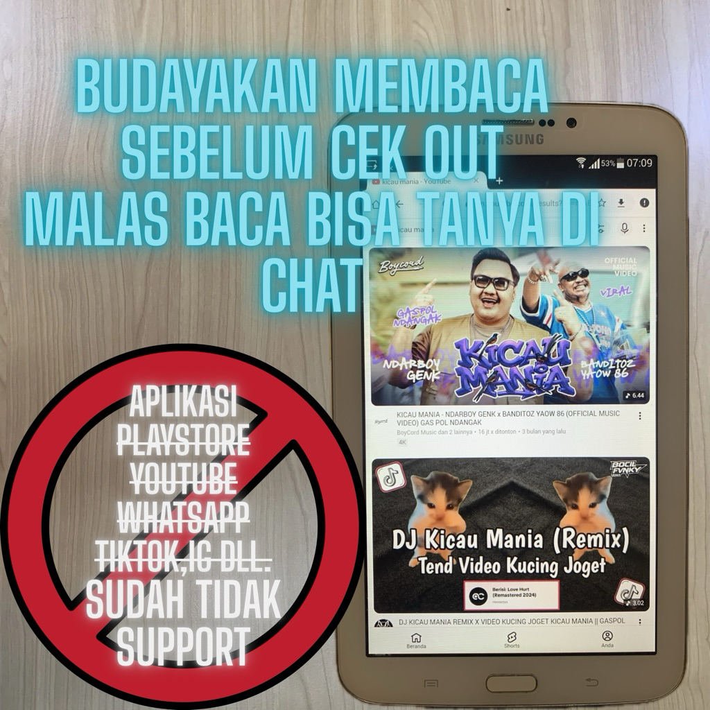 (Bekas) Samsung Tab 3 sm-t211 1/16GB