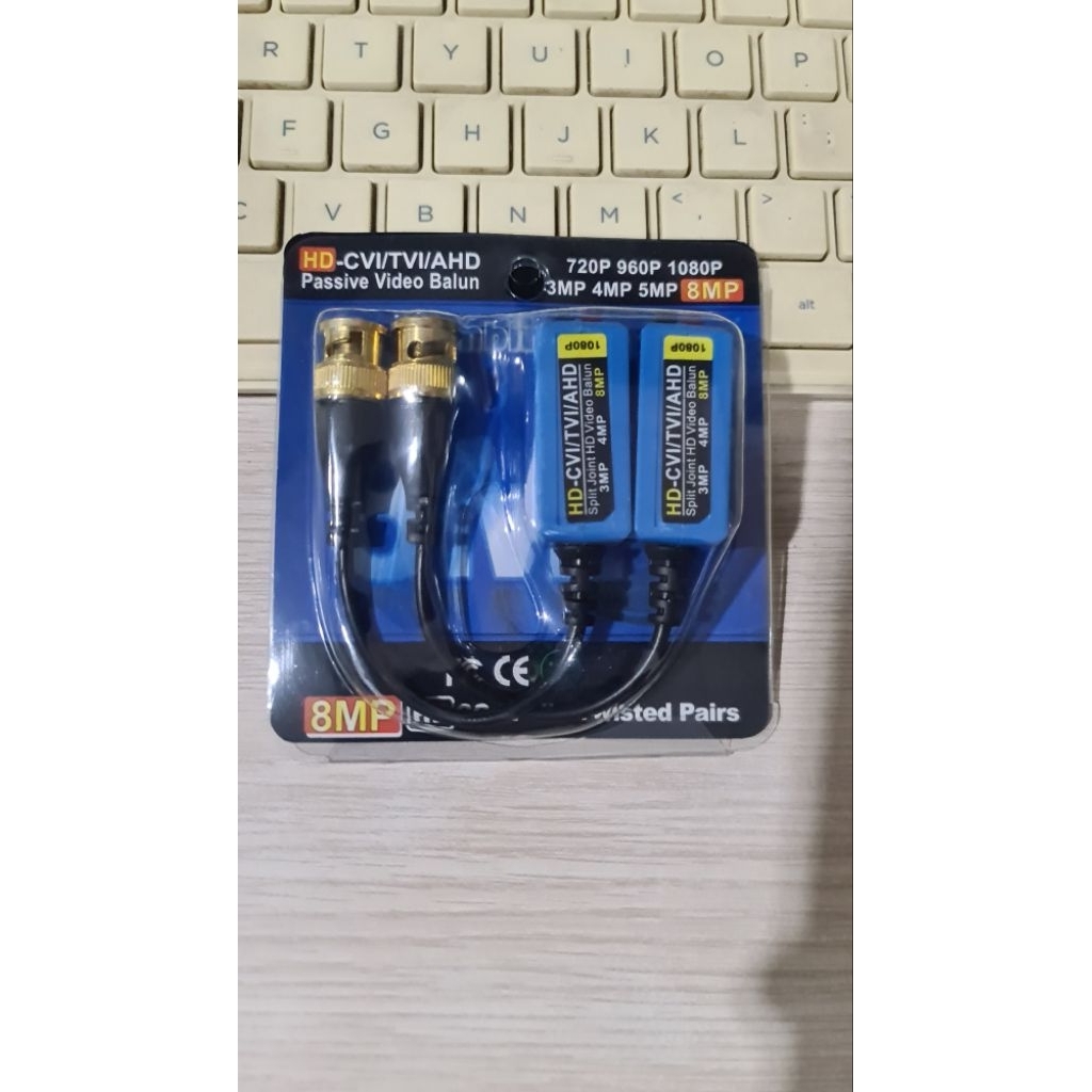 Video Balun cctv 1 Chanel up to 8mp