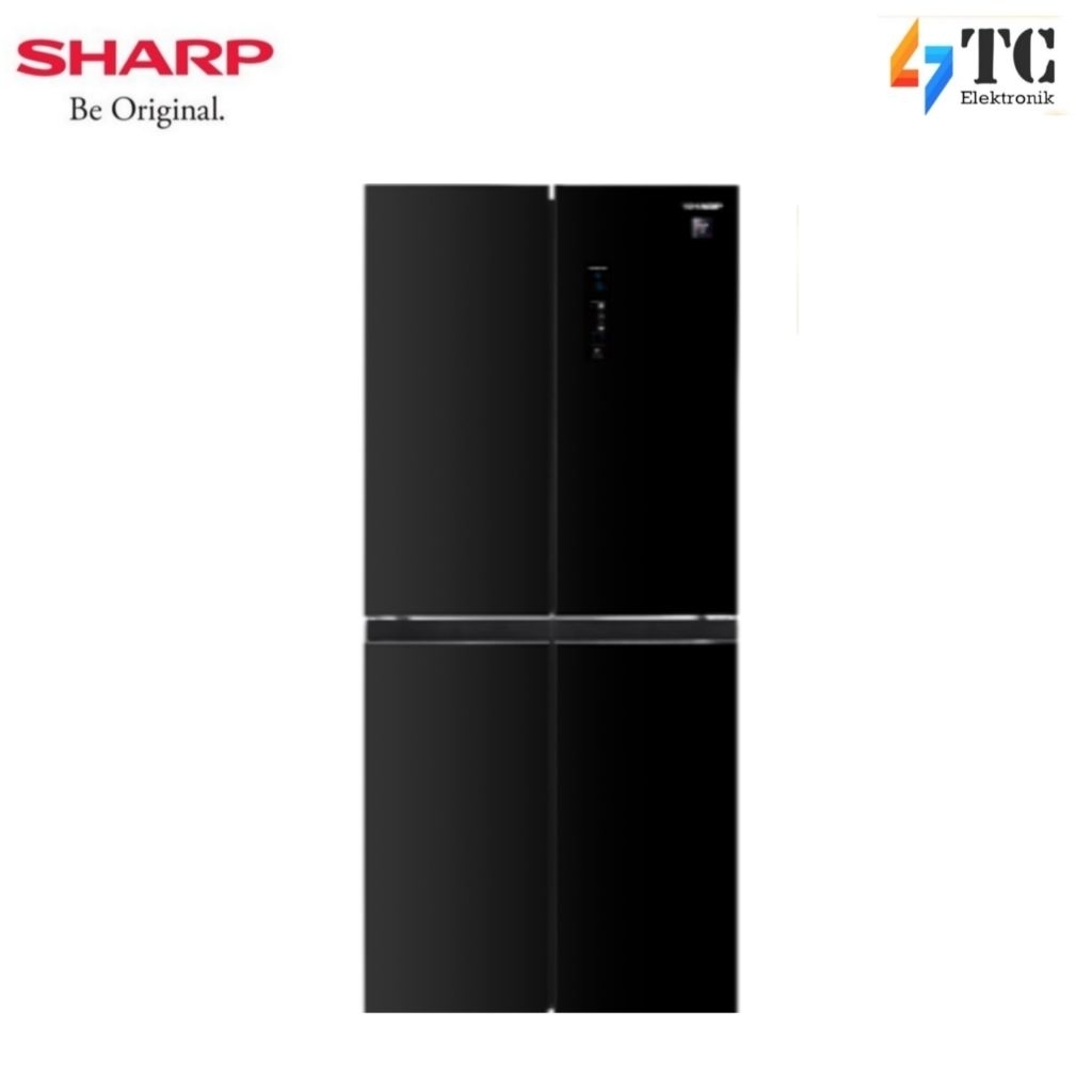 SHARP SJ-IF61PG-BK KULKAS 4 PINTU