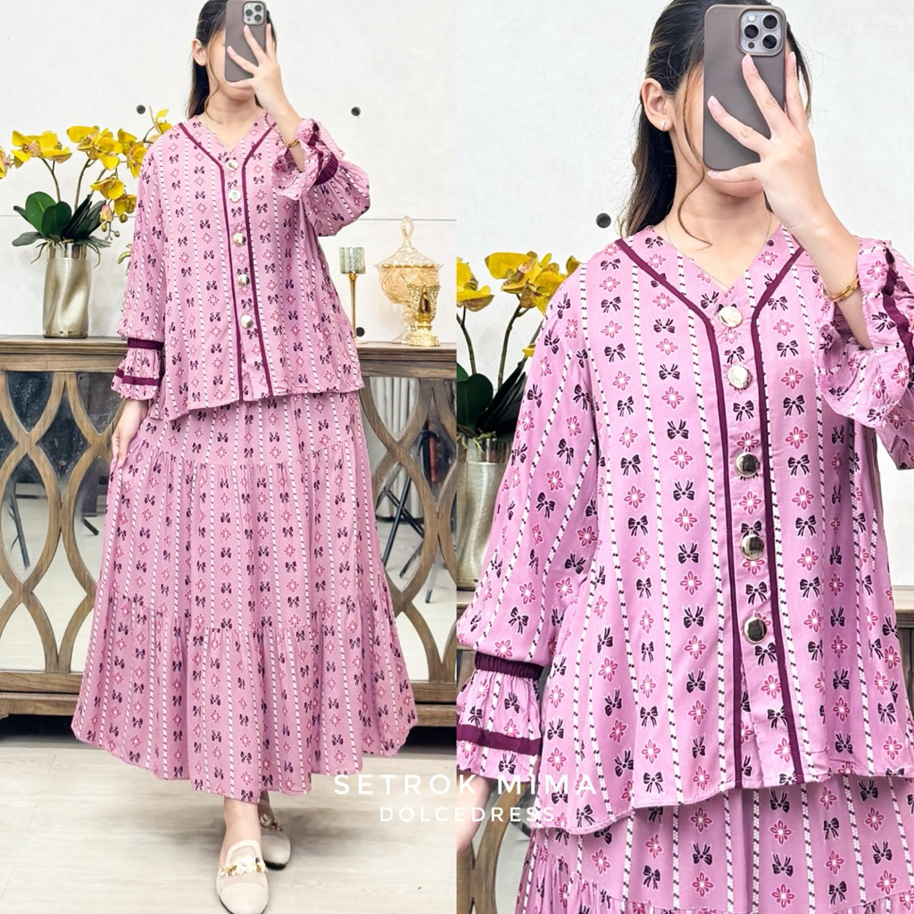 Setelan Rok MIMA By Dolce Dress Original