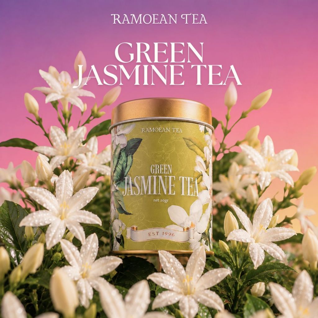 Green Jasmine Tea - Teh Hijau - Teh Jasmine - Ramoean Tea