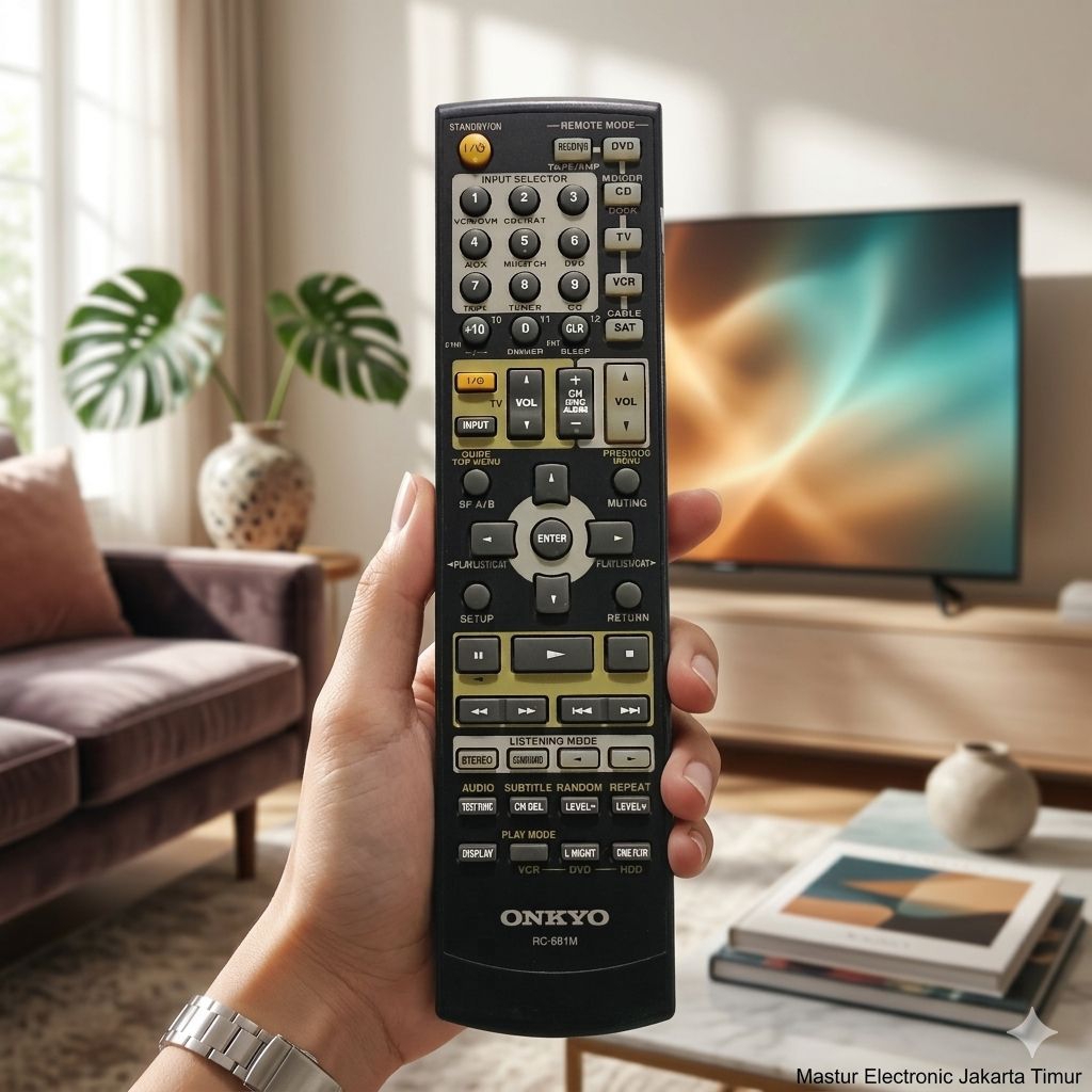 REMOTE REMOT HOME THEATER ONKYO RX-681M ORIGINAL ASLI