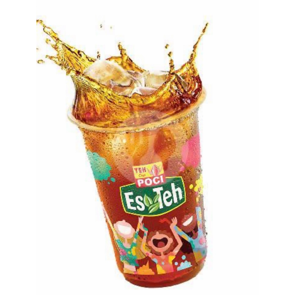 Cup Es Teh Poci - 16oz - OVAL