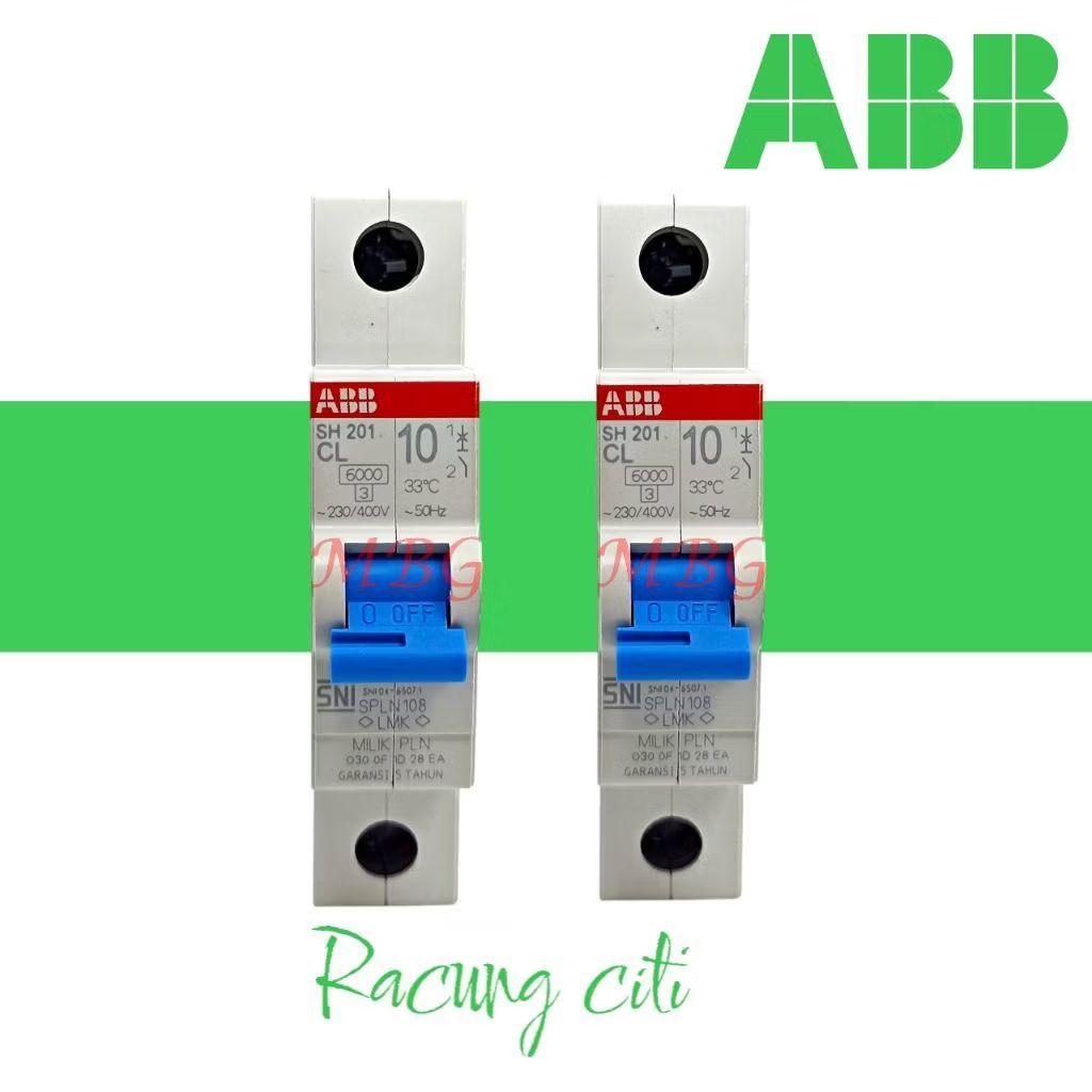 MCB ABB PLN 1PASHE 2A 4A 6A ORIGINAL