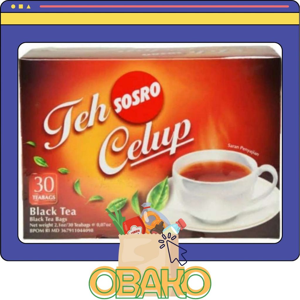 OBAKO - TEH SOSRO CELUP KOTAK RENCENG