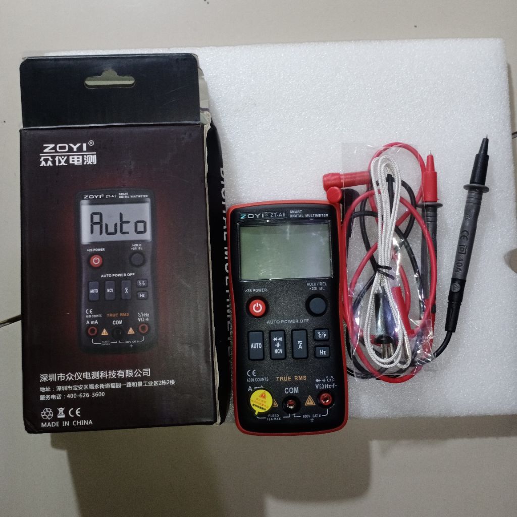 SMART DIGITAL MULTIMETER ZOYI ZT-A6