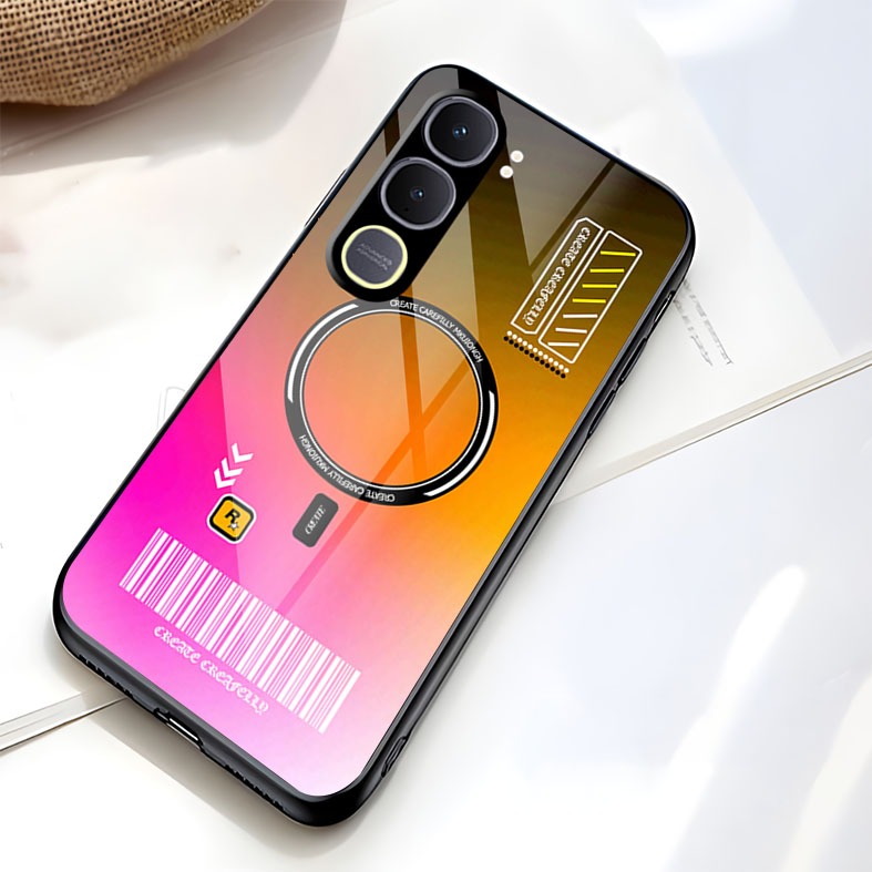 CL Softcase Glass For Vivo Y21D - Case Glass Vivo Y21D - Casing Kaca Y21D Terbaru - Casing Murah Viv