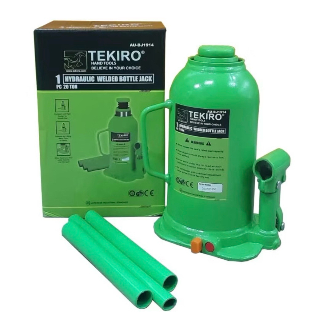 Dongkrak botol TEKIRO 20ton/dongkrak mobil TEKIRO 20ton hydraulic welded bottle jack