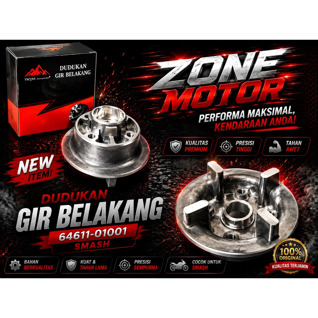 Takayama NAP GIR BELAKANG tipe motor SMASH