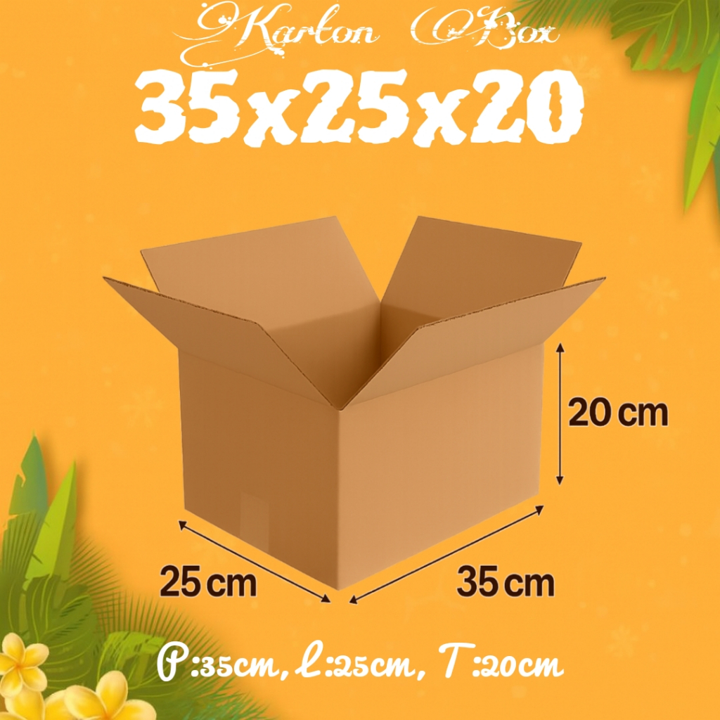 kardus packing UK 35x25x20 kardus polos kardus packing kecil besar karton box packing polos