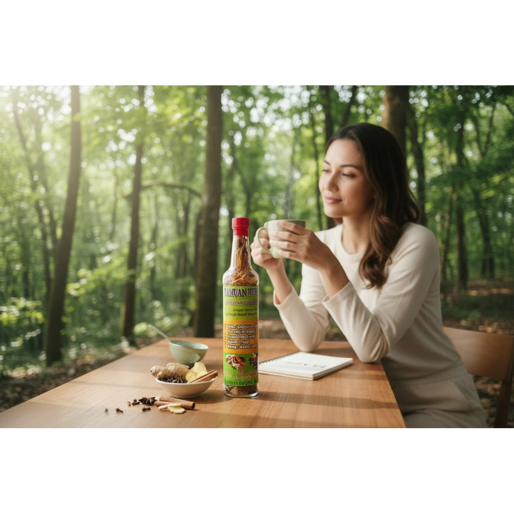 minuman herbal ramuan Kalimantan
