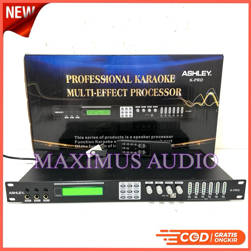 Promo Digital Prosesor Ashley Karaoke Management K Pro System Ashley k Pro Original Ahsley