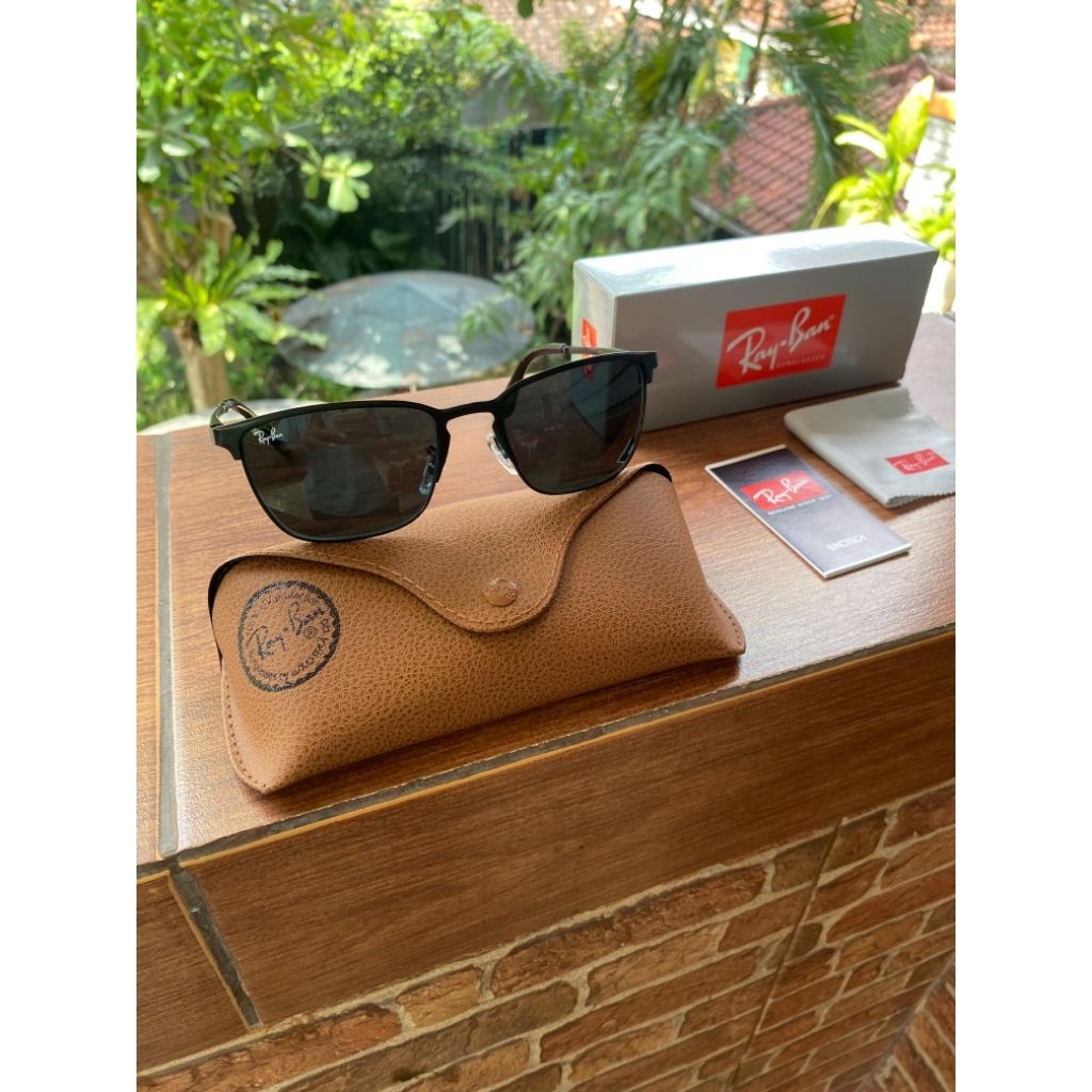 kacamata ray-ban RB3508 size 56 full hitam