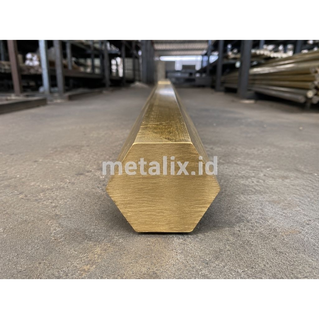 As hexagon kuningan 2" inch | As hexagonal segi enam