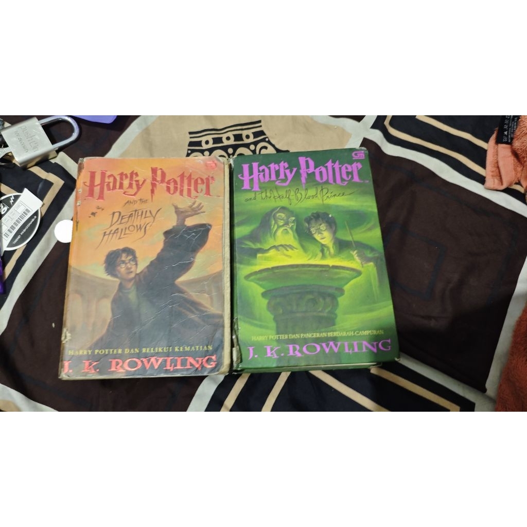 novel harry potter 6 hc dan 7 sc set